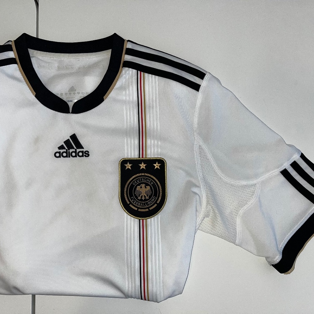 Adidas Germany 2010 World Cup Home Soccer/Football Jersey, Small, White